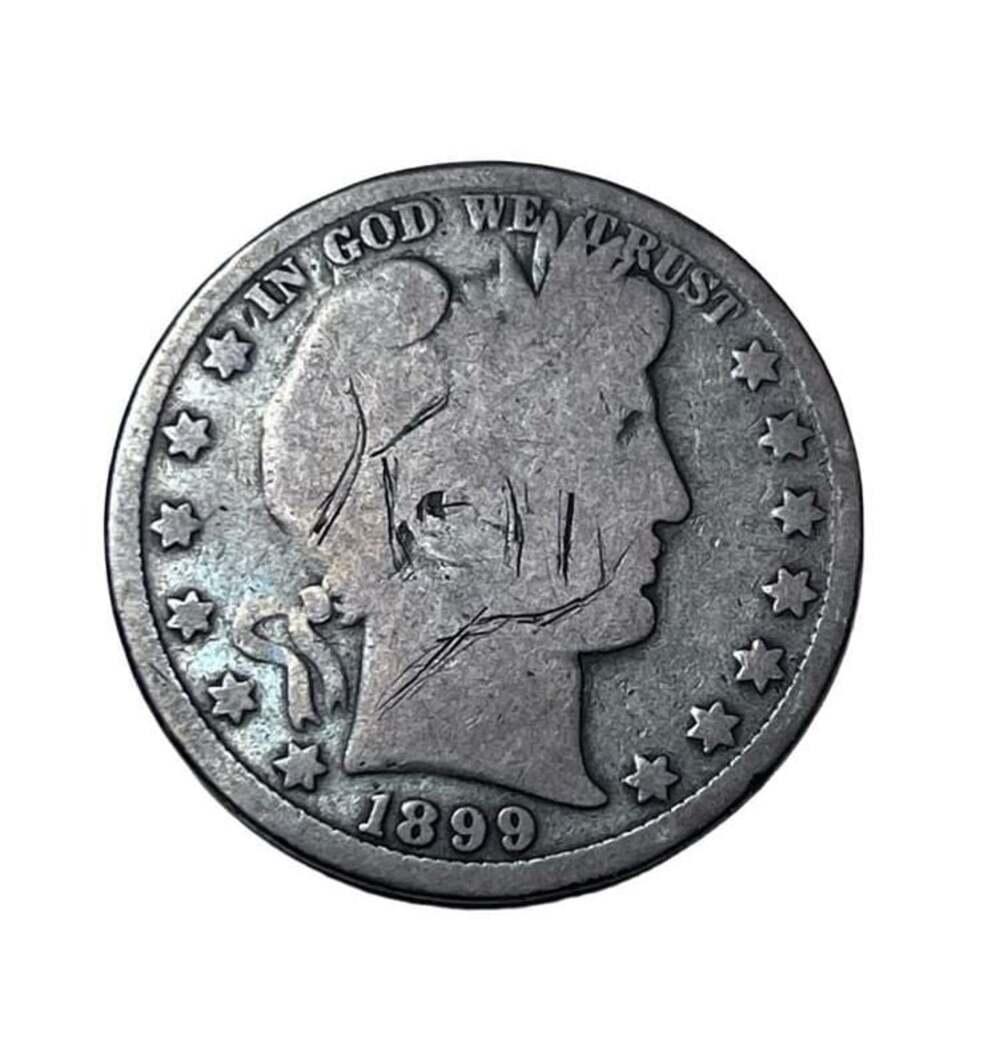 1899 Barber Silver Half Dollar